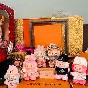 Designer-Inspired Plush Doll Set